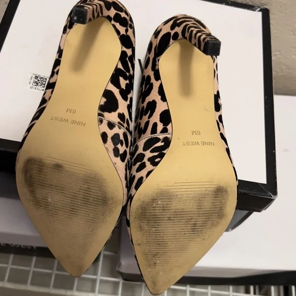 Nine West TatianaP5 Pumps in Pink Multi Pony - SZ6 -sexy! - Picture 4 of 12